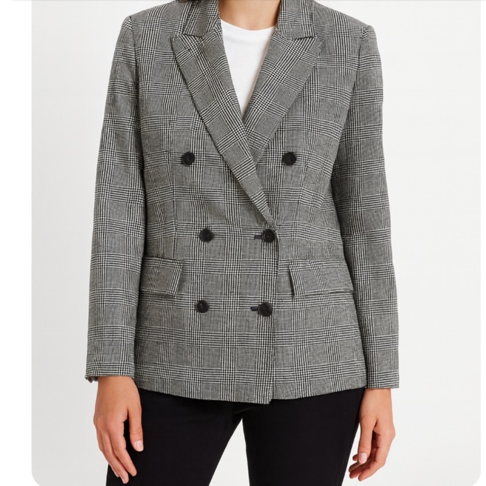 Lauren Ralph Lauren Vintage Wool And Silk Women's Classic Double Breasted Balzer